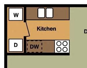 2 Bed 2 Bath Standard